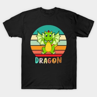 Vintage Retro Dragon T-Shirt